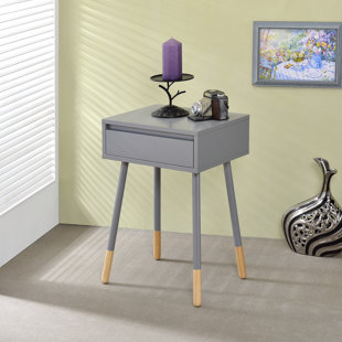 Rhone End Table with Storage by Turn on the Brights