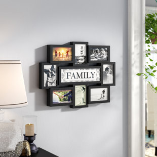 Collage Floating Family Picture Frames You Ll Love Wayfair Giddings Family Theme Wall Hanging 8 Opening Photo Sockets Picture Frame