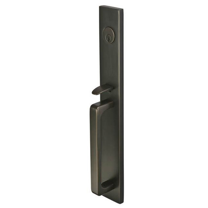 Emtek Lausanne Double Cylinder Keyed Entry Handleset Wayfair