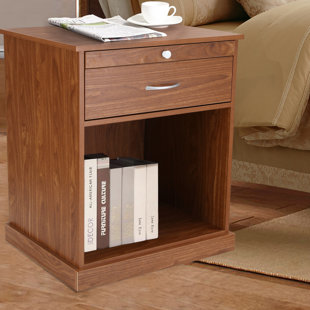 1 Drawer Nightstand by Adeco Trading