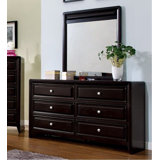 Kavit 6 Drawer Double Dresser with Mirror by Red Barrel Studio®