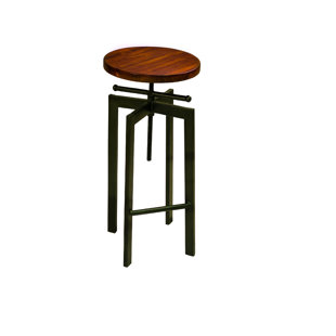 Mckelvy Adjustable Stool by Williston Forge