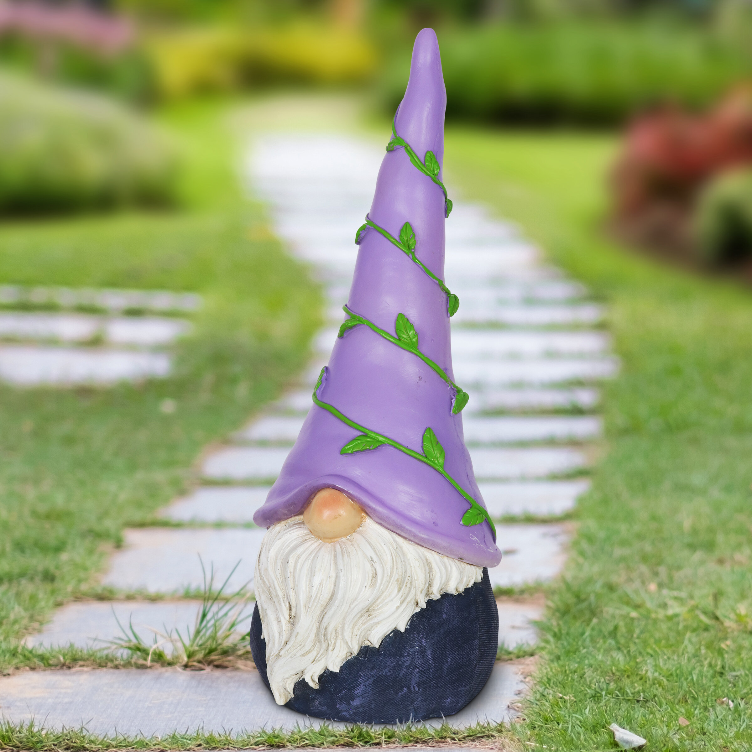 purple gnome hat