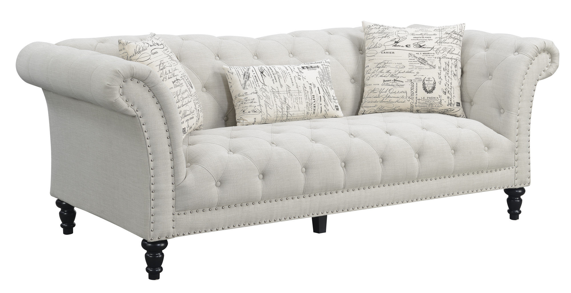 Lark Manor Versailles Chesterfield 90 1 Rolled Arm Sofa Lark Manor Versailles Chesterfield 90 1