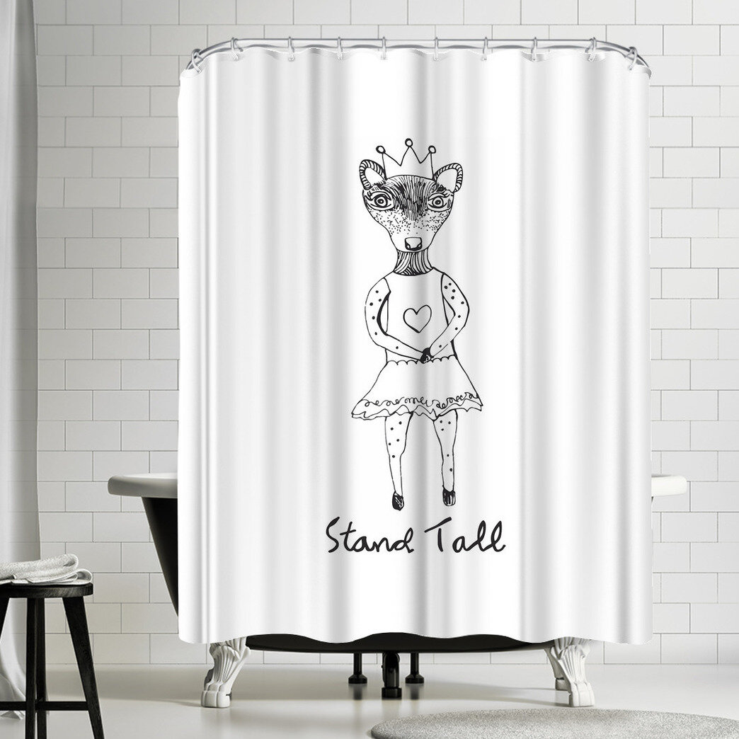 tall shower curtain