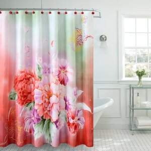 Fancy Carnation Shower Curtain
