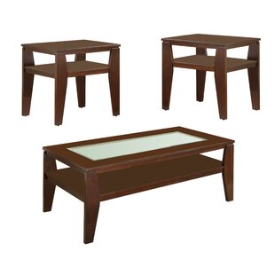 Dungall Wooden 3 Piece Coffee Table Set by Red Barrel Studio®