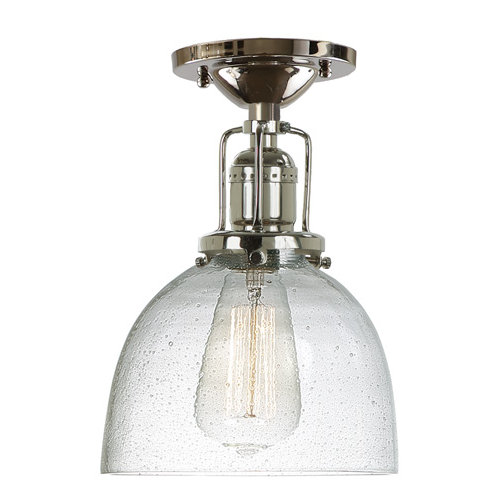 Breakwater Bay Shumway 1 Light 10 Simple Cone Semi Flush Mount Reviews Wayfair
