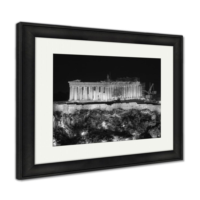 World Menagerie Parthenon On Acropolis Of Athens Greece Photographic Print In Black White Wayfair
