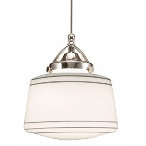 Plymouth 1-Light LED Schoolhouse Pendant