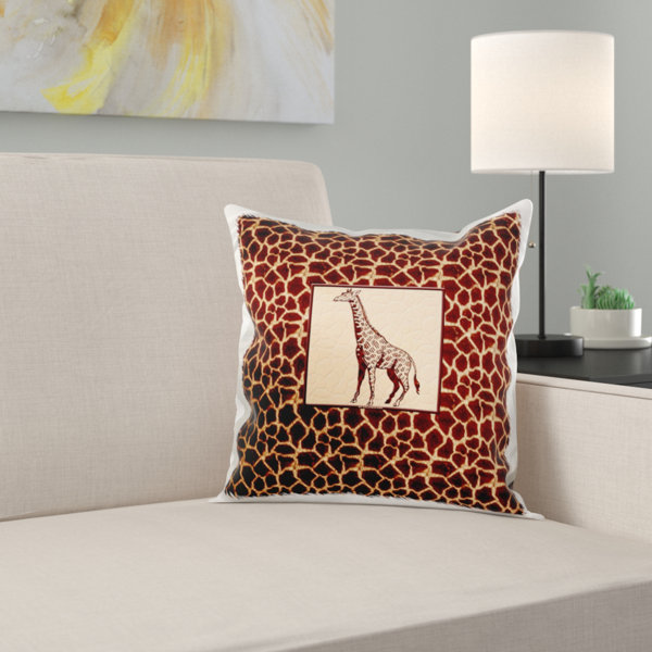 Giraffe Print Pillow Wayfair