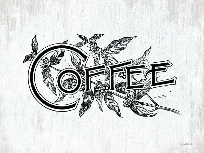 Coffee - Print on Canvas Size: 18" H x 24" W