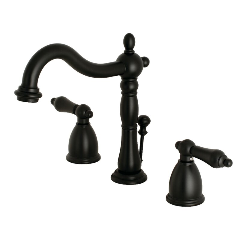 Heritage Widespread Bathroom Faucet with Drain Assembly