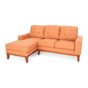 Burnt Orange Sectional Wayfair Ca