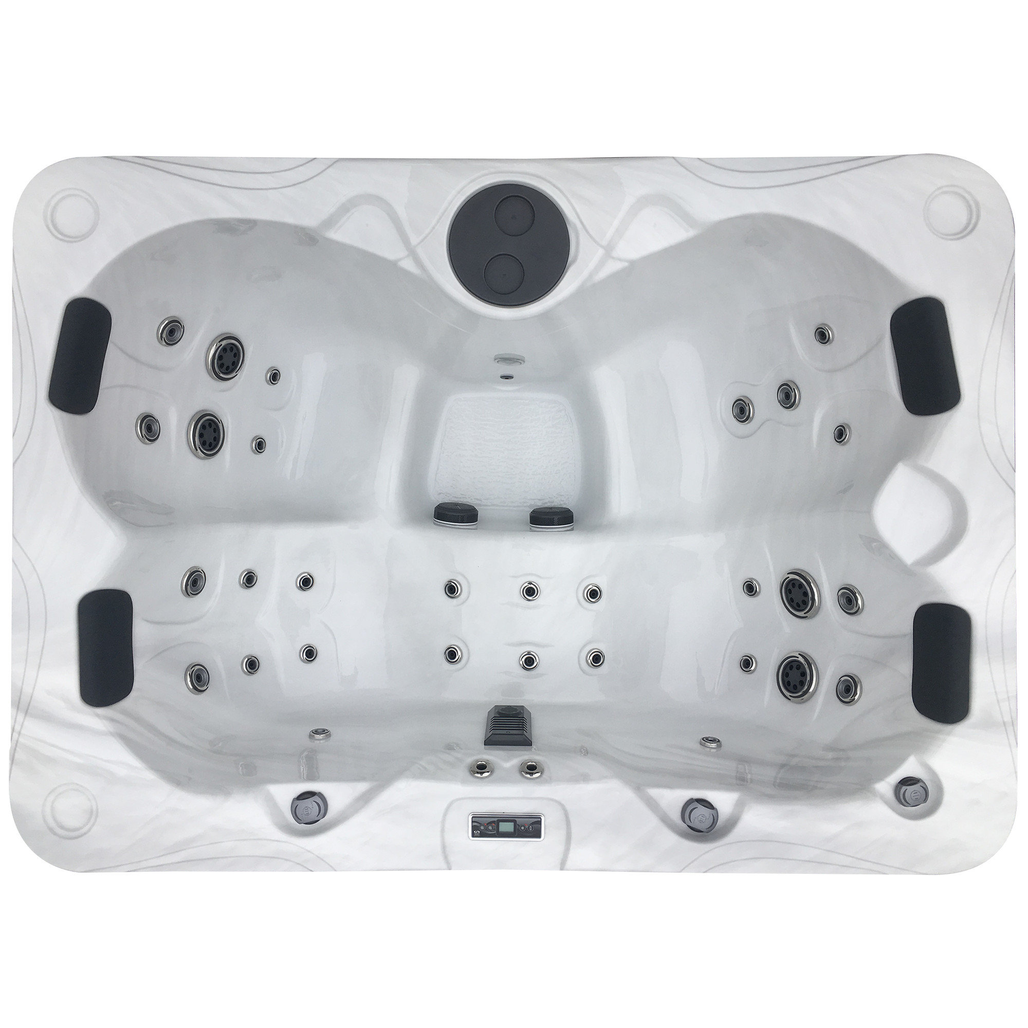 FuturaSpas Futura Spas 3 Person 55 Jet Acrylic Rectangular Hot Tub