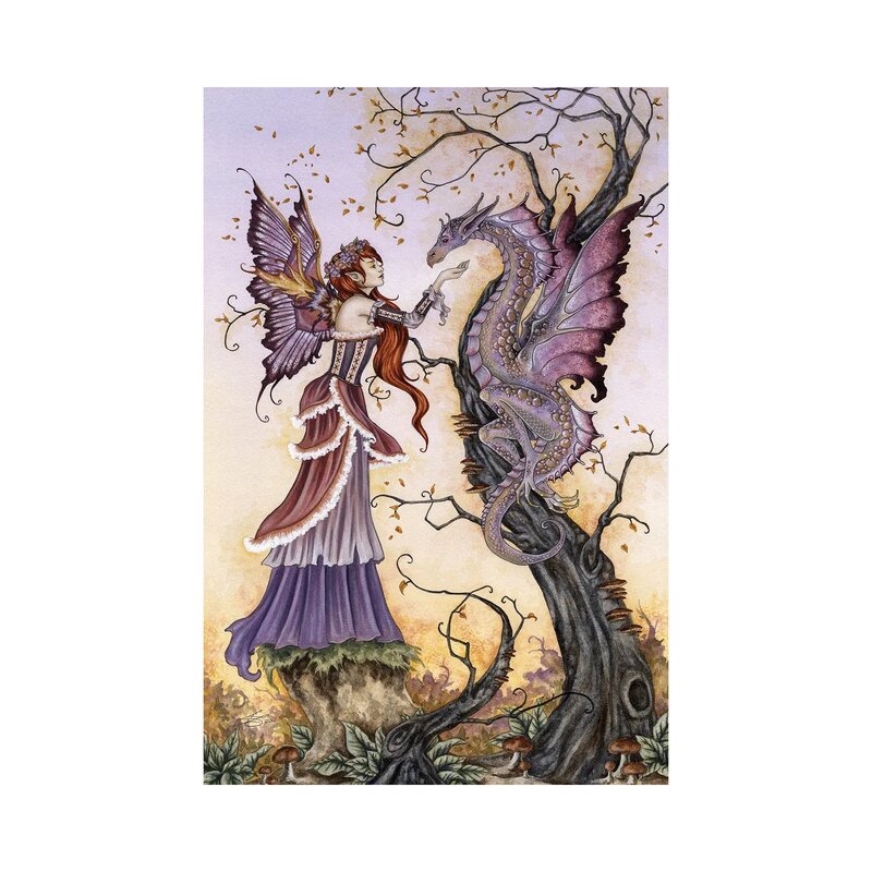 The Dragon Charmer by Amy Brown - Canvas Graphic Art