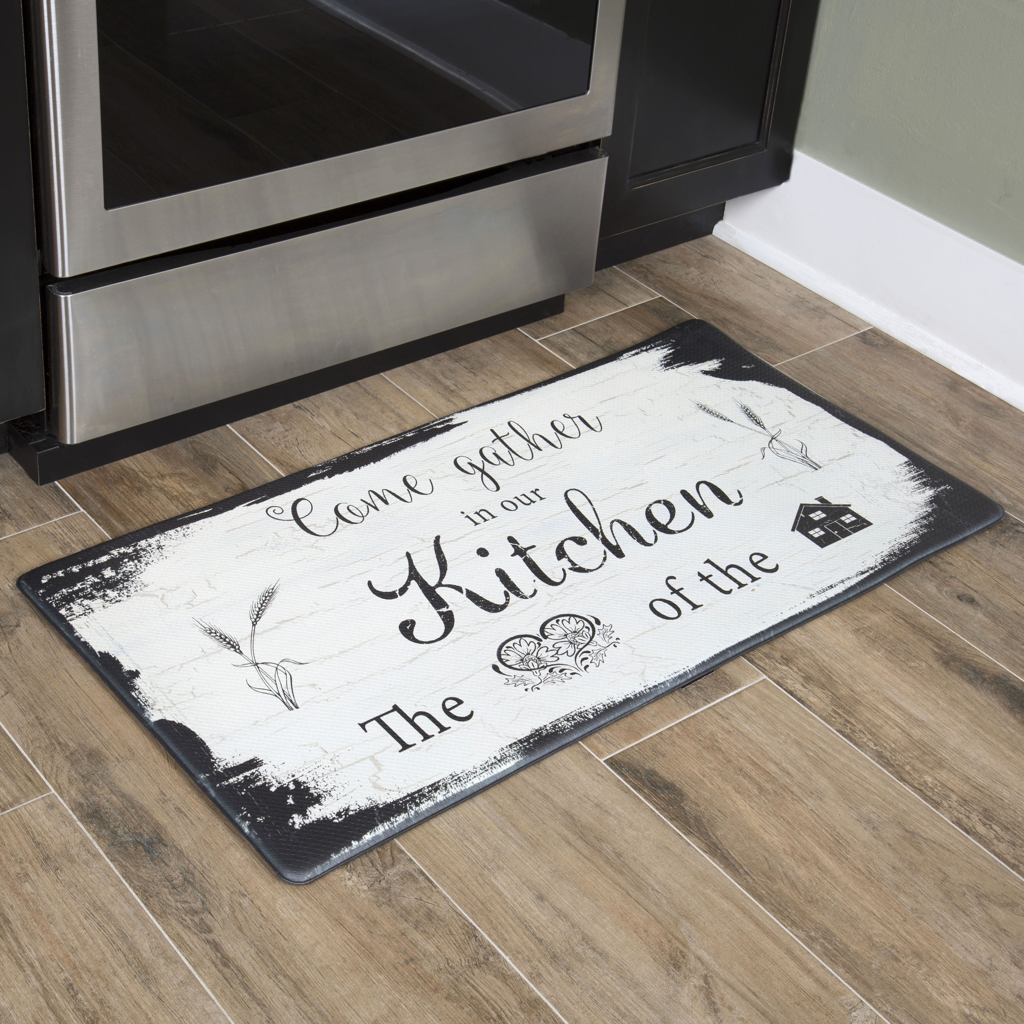Text Kitchen Mats You Ll Love In 2020 Wayfair