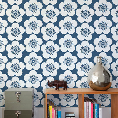 Analog 15' x 28" Floral Wallpaper