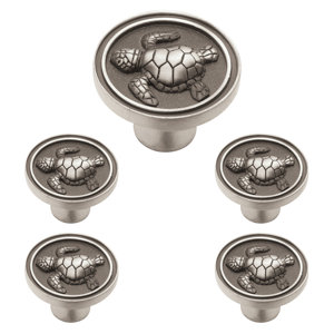 Seaside Cottage 5 Piece Turtle Round Knob Set