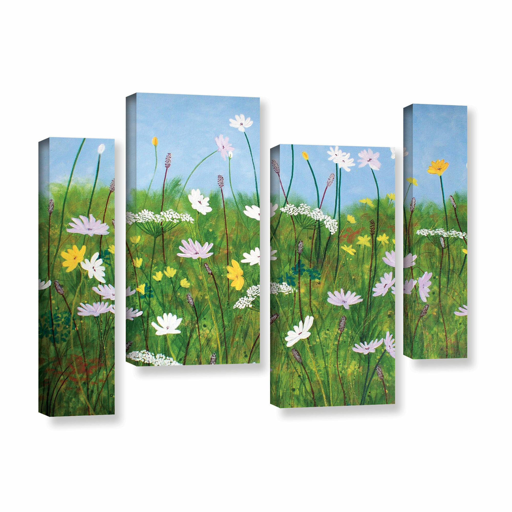 August Grove® 4 Piece Wrapped Canvas Print Wayfair 2451