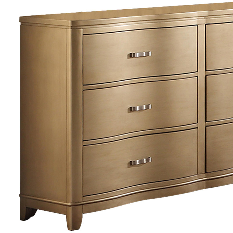 Mercer41 Klem Pine Wood 6 Drawer Double Dresser Reviews Wayfair Mercer41 Klem Pine Wood 6 Drawer Double