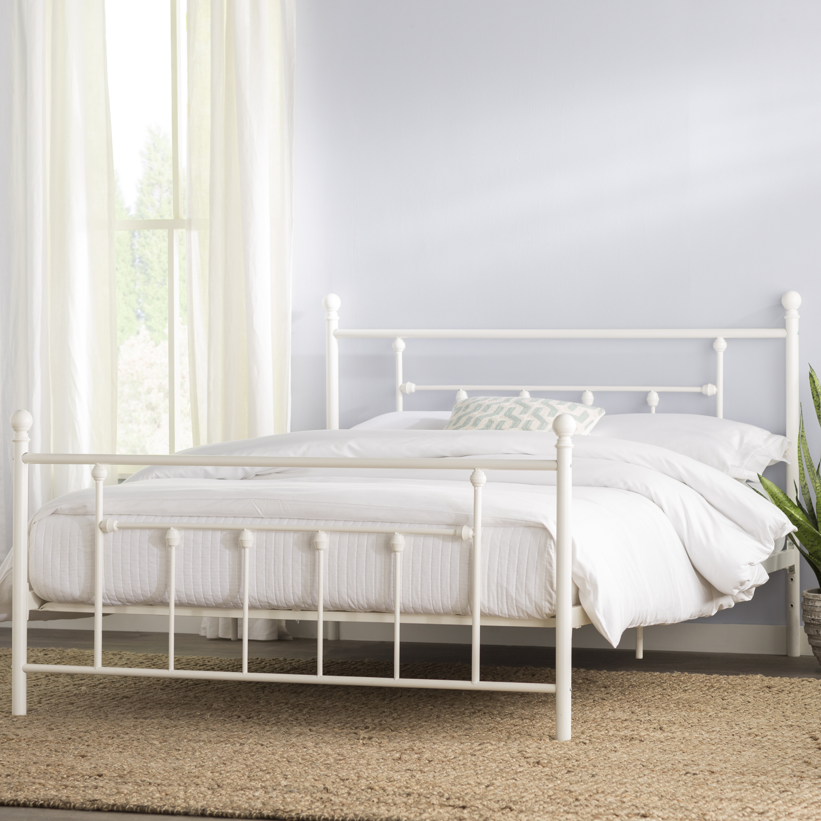 Queen Size White Beds Frames You Ll Love In 2021 Wayfair