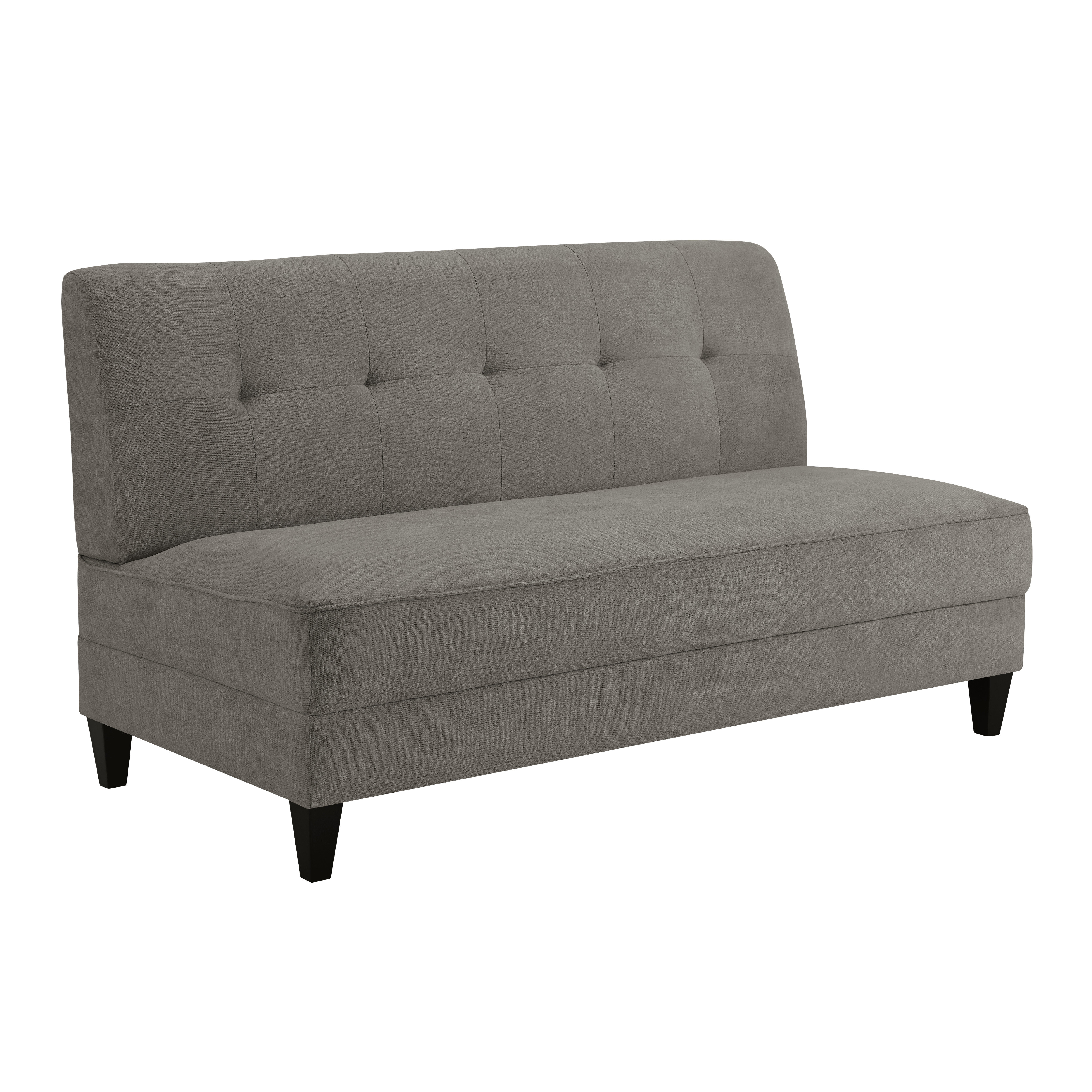 Althea Chenille 60 5 Armless Sofa Reviews Joss Main Althea Chenille 60 5 Armless Sofa