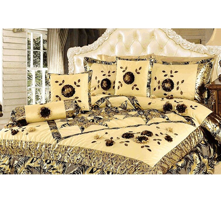 Tache Home Fashion Delicate Luxurious 6 Piece Comforter Set 