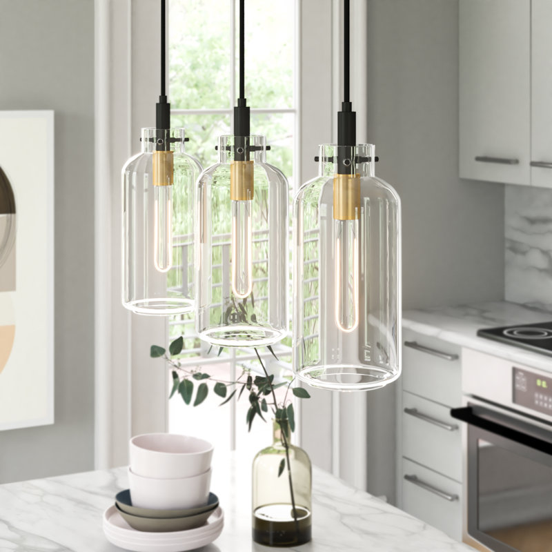Foundstone Comfort 3 Light Kitchen Island Linear Pendant