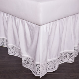 21 bed skirt inch drop eyelet 150 thread count 21 20 21 bed skirt inch drop eyelet 150 thread count 21 20