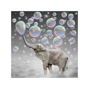 large size light green effects Details about / Glass elephant