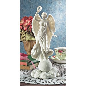 Angel of Peace Bonded Natural Marble Figurine
