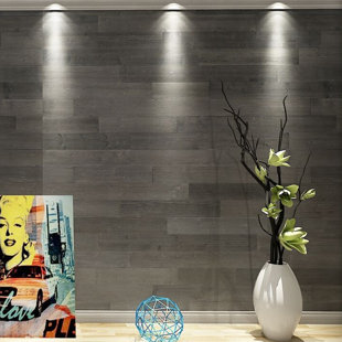Timberchic 3 Solid Wood Wall Paneling In Grey Wayfair Quickview