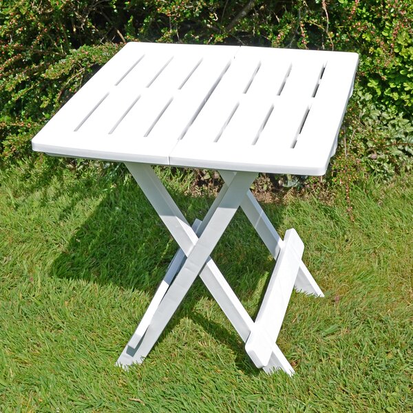 White Plastic Garden Table Wayfair Co Uk