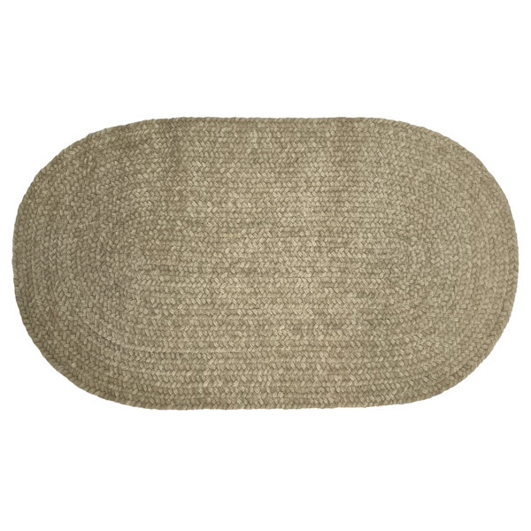 Winston Porter Eliezer Braided Sand Area Rug | Wayfair Eliezer Braided Sand Area Rug