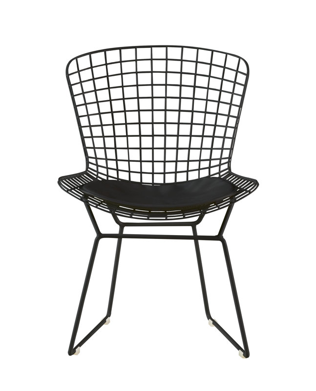 Black Wire Metal Dining Chair Set #bertoia #modern #wire #chair