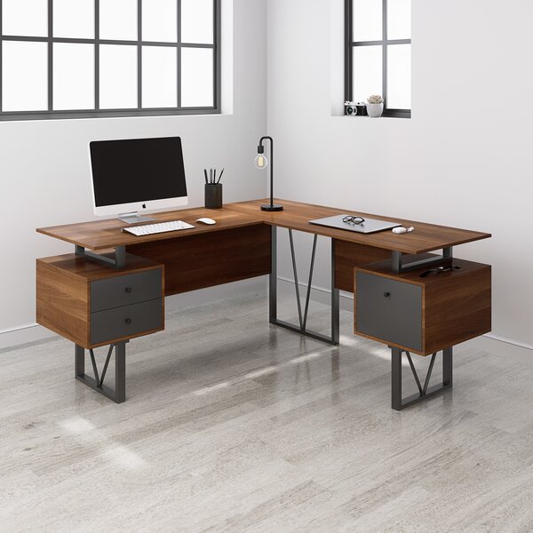 Upper Square™ Rolande L-Shape Desk & Reviews | Wayfair