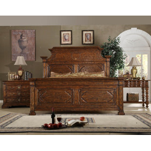 Go to store & view more images Burgundy Eastern King Panel Configurable Bedroom Set by Eastern Legends
