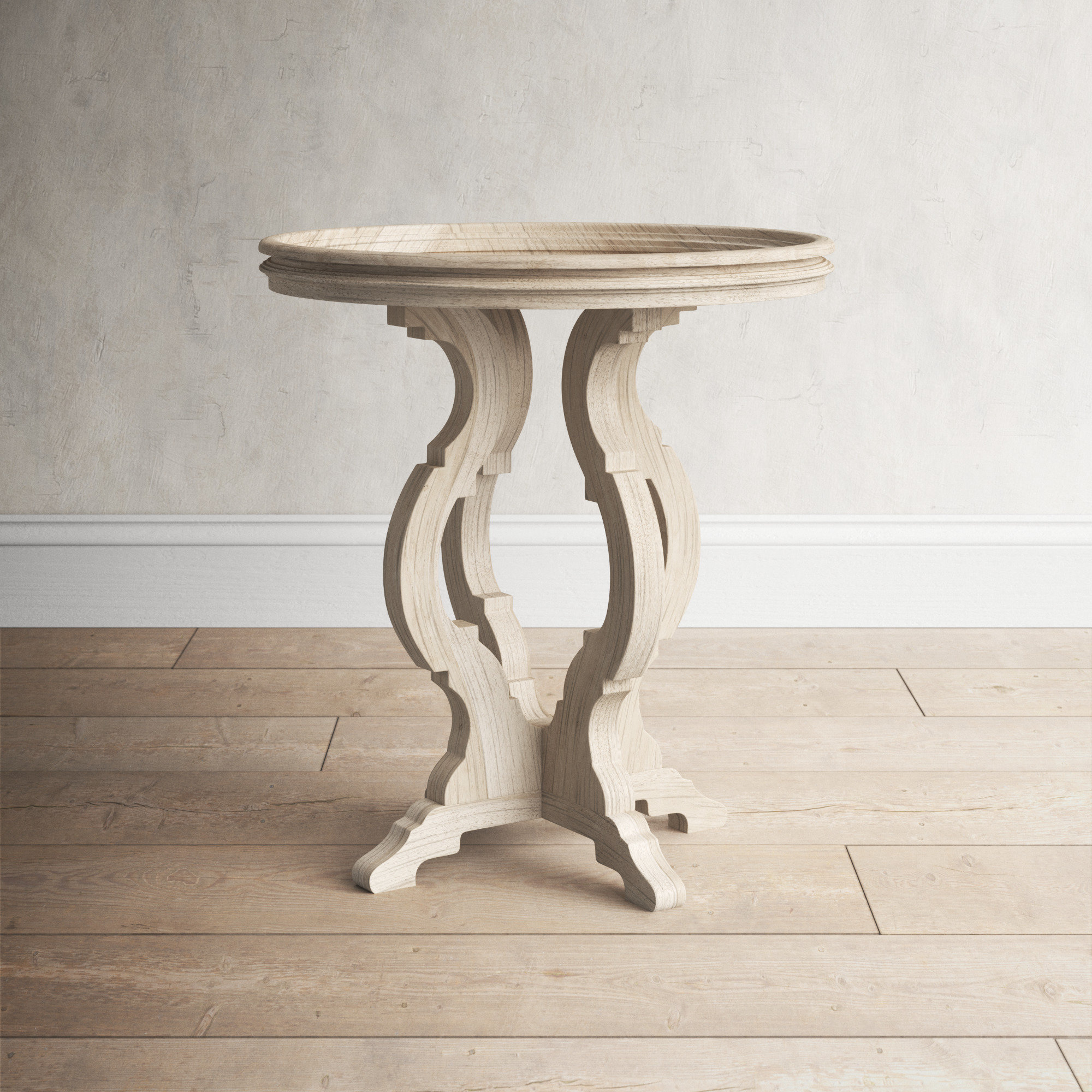 Birch Lane™ Damis 25.5'' Tall Solid Wood End Table & Reviews Wayfair
