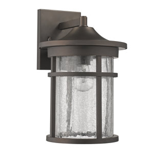 Go to store & view more images Lakeway Industrial Textured Outdoor Wall Lantern by Charlton Home
