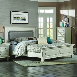 Regency Upholstered Panel Bed by Willa Arlo Interiors