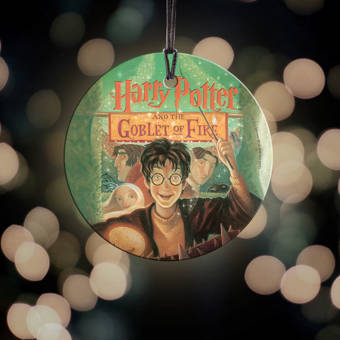 Harry Potter Ravenclaw 2/" Glass Circle Ornament