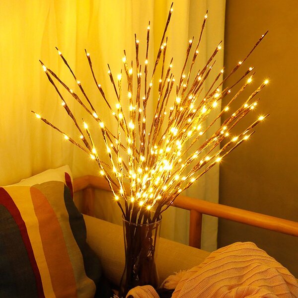 Willow Branch Lamp Floral Lights LED String Lights Home Christmas Garden Decor 