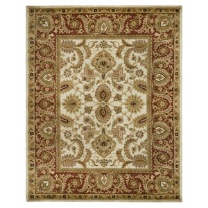 Bromley Ivory/Red Regal Rug