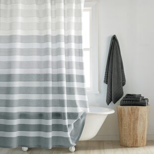 12pcs Hooks Waterproof Fabric Nature Scenery Bathroom Shower Curtain Panel Sheer 