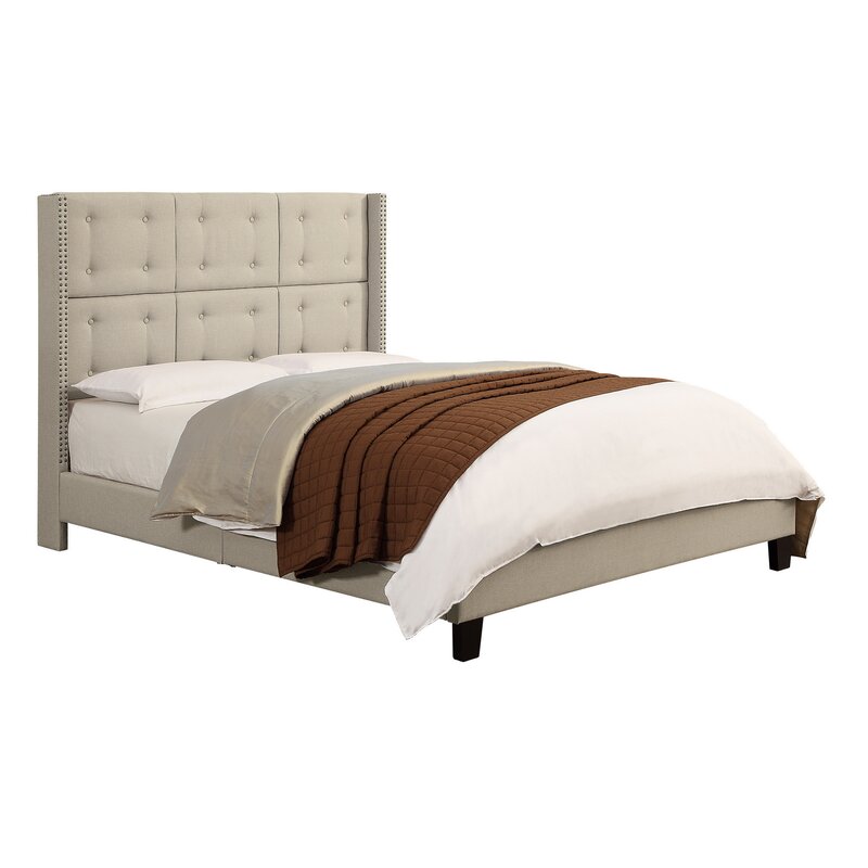 Lass Queen Upholstered Panel Bed
