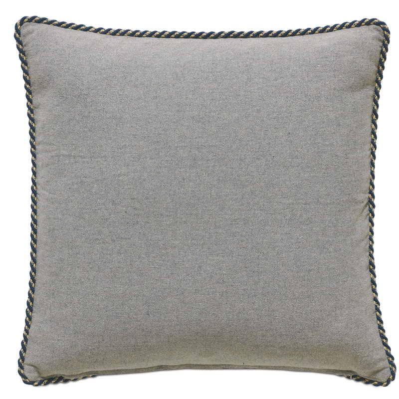 Eastern Accents James Button Applique Jewel Throw Pillow Wayfair