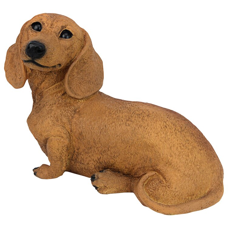 P Dachshund Miniature Figure Animal Paint Blown Glass Collection Dog-lover Gift