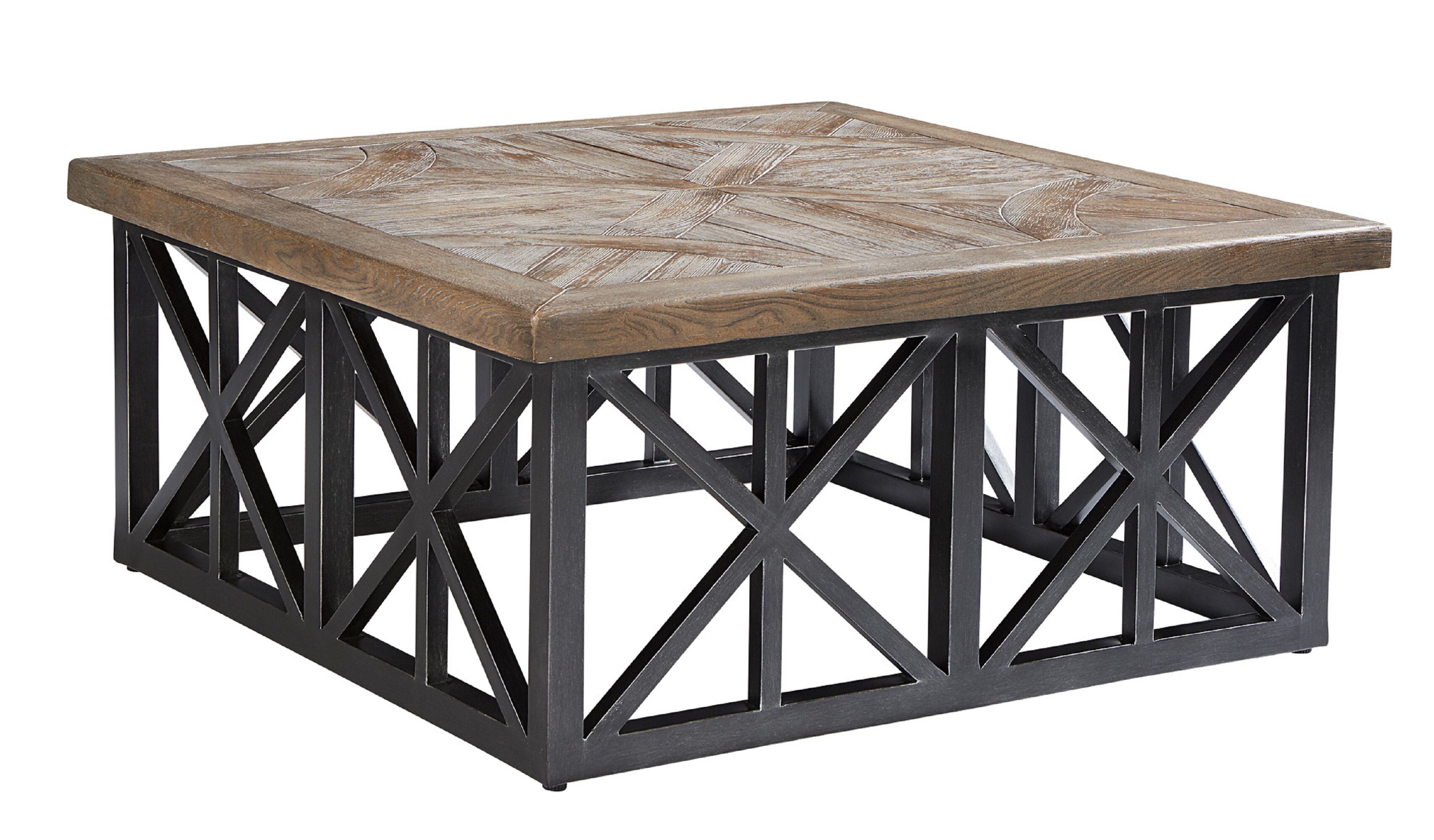 Square Concrete Top Coffee Table / Nyboda Coffee Table W Reversible