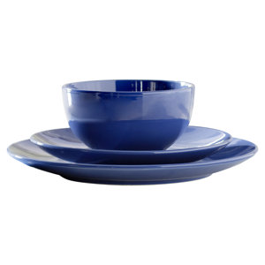 Wayfair Basics 12 Piece Stoneware Dinnerware Set, Service for 4